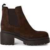 Tamaris - Chelsea Boot - Taupe - Suède - Slip-on