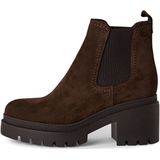 Tamaris - Chelsea Boot - Taupe - Suède - Slip-on