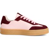 Tamaris - 1-23723-44 - Lage Damesschoen - Roze - Leer en Textiel