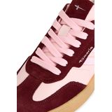 Tamaris - 1-23723-44 - Lage Damesschoen - Roze - Leer en Textiel