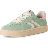 TAMARIS - Sneakers - Zwart - Materiaalmix van Leer en Textiel