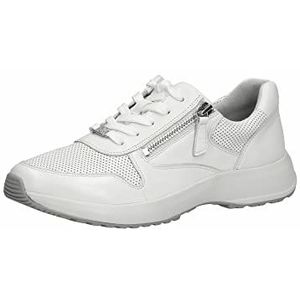 CAPRICE Damessneakers 9-9-23709-28 G-breedte, White Rose Com, 39 EU