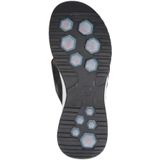 Caprice - Casual Open Slippers - Zwart - Leren Bovenwerk - Textielen Voering