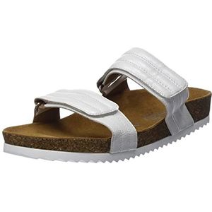 Caprice Climotion Bio Pantolette Weiß Leder 27400
