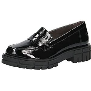CAPRICE Dames 9-9-24753-29 mocassin, Black Naplak., 41 EU