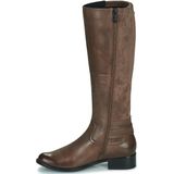 CAPRICE Dameslaarzen 9-9-25501-29 G-breedte, Cognac Plain, 37.5 EU