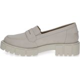Caprice - Dames Loafers - Beige - Leren Bovenwerk - Synthetische Zool