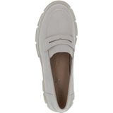 Caprice - Dames Loafers - Beige - Leren Bovenwerk - Synthetische Zool