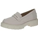 Caprice - Dames Loafers - Beige - Leren Bovenwerk - Synthetische Zool