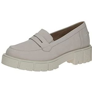 Caprice - Dames Loafers - Beige - Leren Bovenwerk - Synthetische Zool