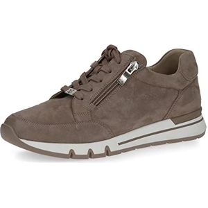 CAPRICE 9-9-23702-20 sneakers voor dames, taupe Suede, 39 EU, Taupe suède., 39 EU Breed