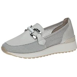 CAPRICE 9-9-24502-20 mocassindames, Wit Lt Goud, 41 EU