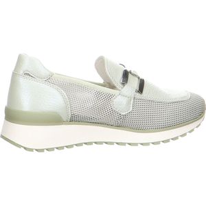 CAPRICE - Instappers - Groen - Leer - Slip