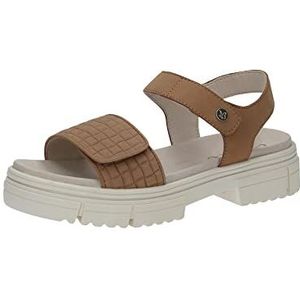 CAPRICE 9-9-28707-20 damessandalen, Nubuck amandel beige