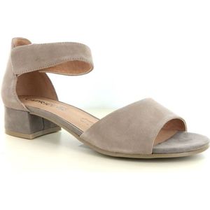 Caprice | Nette sandaal | Taupe suede | Maat 6.5/40