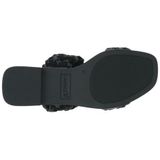 Caprice - Muiltjes - Zwart - Glad Leer - Platte Hak