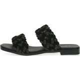 Caprice - Muiltjes - Zwart - Glad Leer - Platte Hak