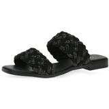 Caprice - Muiltjes - Zwart - Glad Leer - Platte Hak