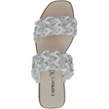 Caprice - Muiltjes - Zilver - Leer - Platte Hak