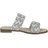 Caprice - Muiltjes - Zilver - Leer - Platte Hak