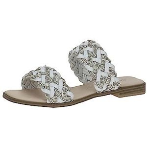 Caprice - Muiltjes - Zilver - Leer - Platte Hak