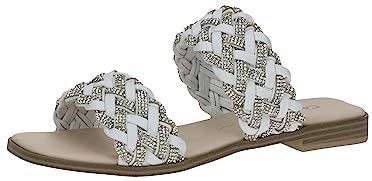 Caprice - Muiltjes - Zilver - Leer - Platte Hak