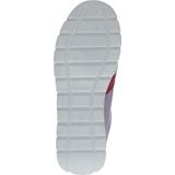 Sneakers - Color-Blocking - Leer en Suède - Gevoerd en Versterkte hak