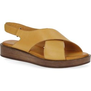 Caprice Damessandalen, 9-9-28205-20, plat, geel, maat 39 EU, geel, 39 EU