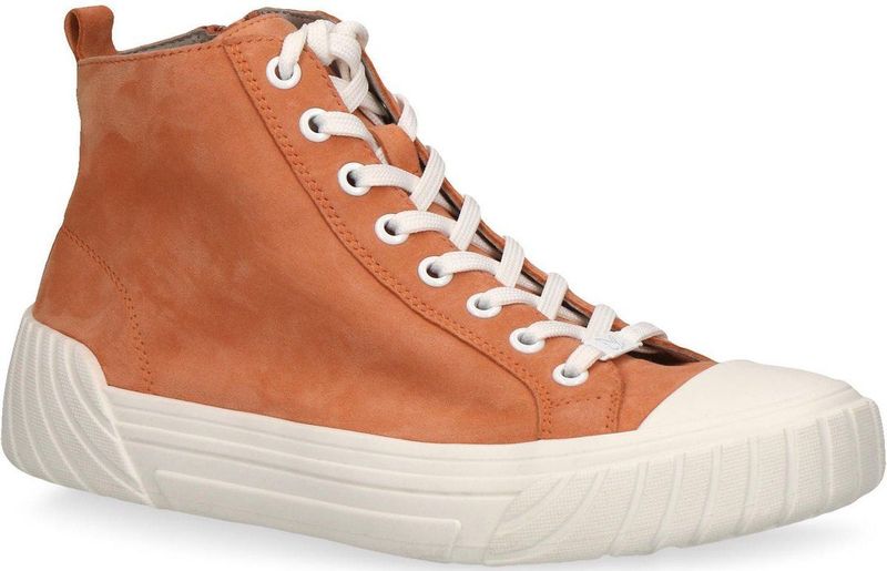 Sneakers - Effen - Leer - Ritssluiting - Ronde Neus