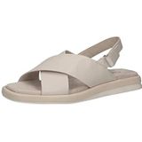 Caprice, Flat Sandalen Beige, Dames, Maat:39 EU