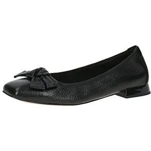 CAPRICE 9-9-22105-20, ballerina voor dames, Zwart leder