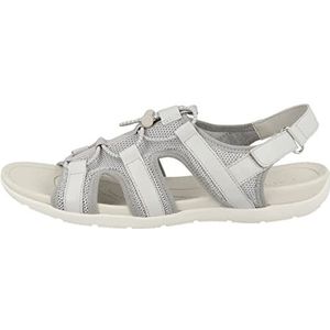 Caprice Damessandalen, 9-9-28106-20, plat, Lt Grey Kam, 40 EU