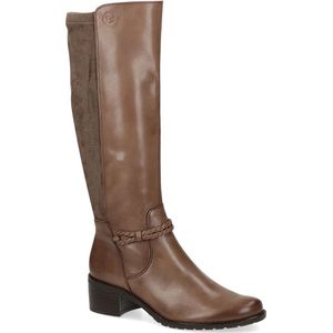 CAPRICE Caprice Dames 9-25508-41 laarzen met hak voor dames, Taupe Comb