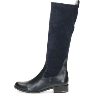 CAPRICE 9-25514-41 platte dameslaarzen, Marineblauw nappa.