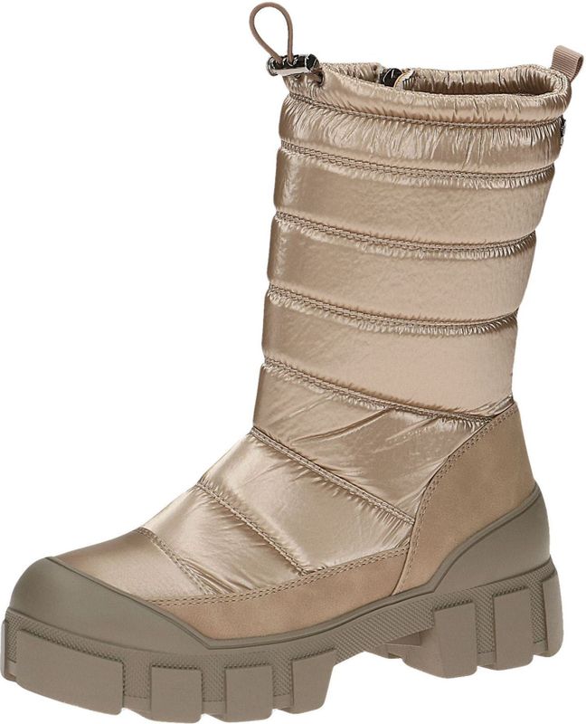 Caprice - Enkellaars - Zwart - Kunststof - Veganistisch