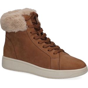 CAPRICE - 9-26104-41 Enkellaarsjes - Camel - Nubuc - Met Veters