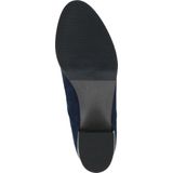 Caprice - 9-25506-41-870 Dames Laarzen - Blauw - Caprice Stretchlaars op Blokhak