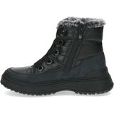 Caprice - Enkellaarsje - Zwart - Textiel/Kunststof - G-breedte