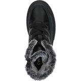 Caprice - Enkellaarsje - Zwart - Textiel/Kunststof - G-breedte