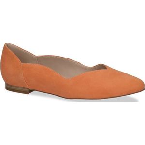 CAPRICE - Elegante Ballerina's - Oranje - Leer
