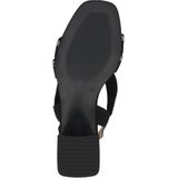 Caprice - 9-28300-42 - Sandaal - G-breedte - Hakhoogte 6,5 cm - Zwart