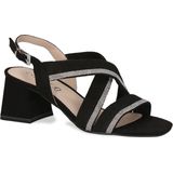 Caprice - 9-28300-42 - Sandaal - G-breedte - Hakhoogte 6,5 cm - Zwart
