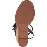 CAPRICE Dames 9-28305-42 sleehak sandalen, Cognac Gold, 38 EU
