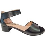 Caprice - Leren Dames Sandaletten - Zwart - Leer
