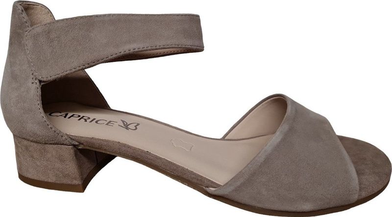 Caprice - Sandalen - Zwart - Leer - Klittenbandsluiting