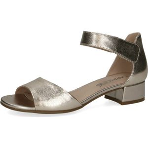 CAPRICE 9-28212-42 damessandalen met hak, Platina metaal