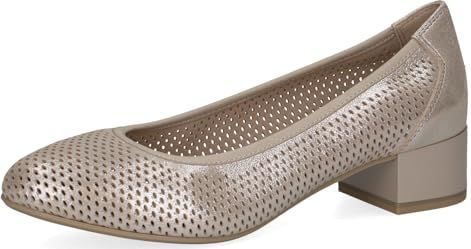 CAPRICE - 9-22501 - Pumps - Taupe Metallic - Leer - AIRMOTIE