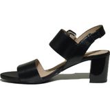 Sandalen - Effen - Leer - Blokhak - Open Toe - Flexibele Zool