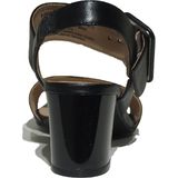 Sandalen - Effen - Leer - Blokhak - Open Toe - Flexibele Zool