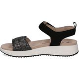 Caprice - Sandaal - Zwart - Brokaat